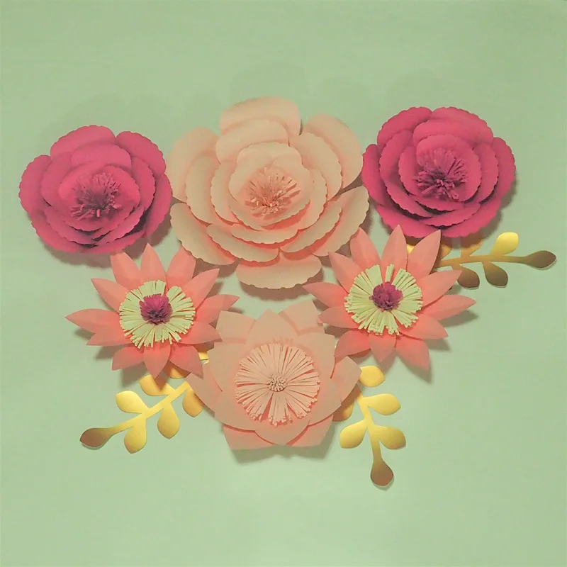 2018 6PCS Giant Paper Flowers Backdrop With 3pcs Leaves For Wedding & Event Baby Nursery Photography Fashion Show Windows Decor
2018 6PCS Giant Paper Flowers Backdrop With 3pcs Leaves For Wedding & Event Baby Nursery Photography Fashion Show Windows Decor