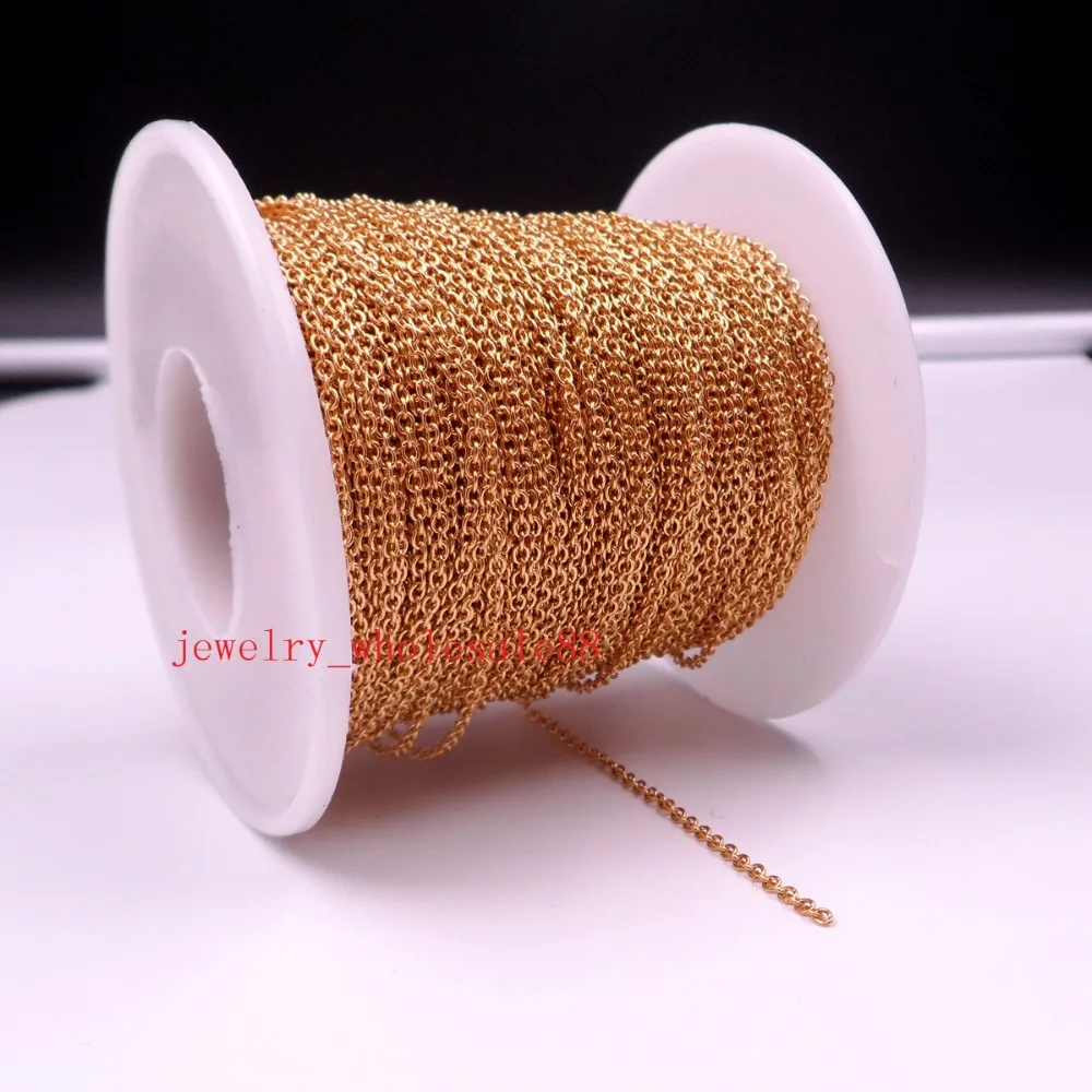 10meter Lot Stainless Steel Thin 1.5mm Round O Link chain jewelry finding / Marking Chain DIY Fashion
10meter Lot Stainless Steel Thin 1.5mm Round O Link chain jewelry finding / Marking Chain DIY Fashion