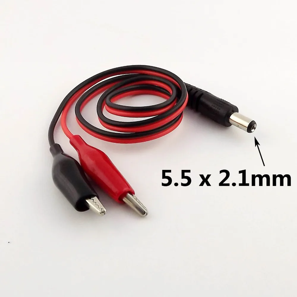 10pcs 5.5mmx 2.1mm Male DC Power Connector to Dual Alligator Clip Charger Adapter Cable 50cm
10pcs 5.5mmx 2.1mm Male DC Power Connector to Dual Alligator Clip Charger Adapter Cable 50cm