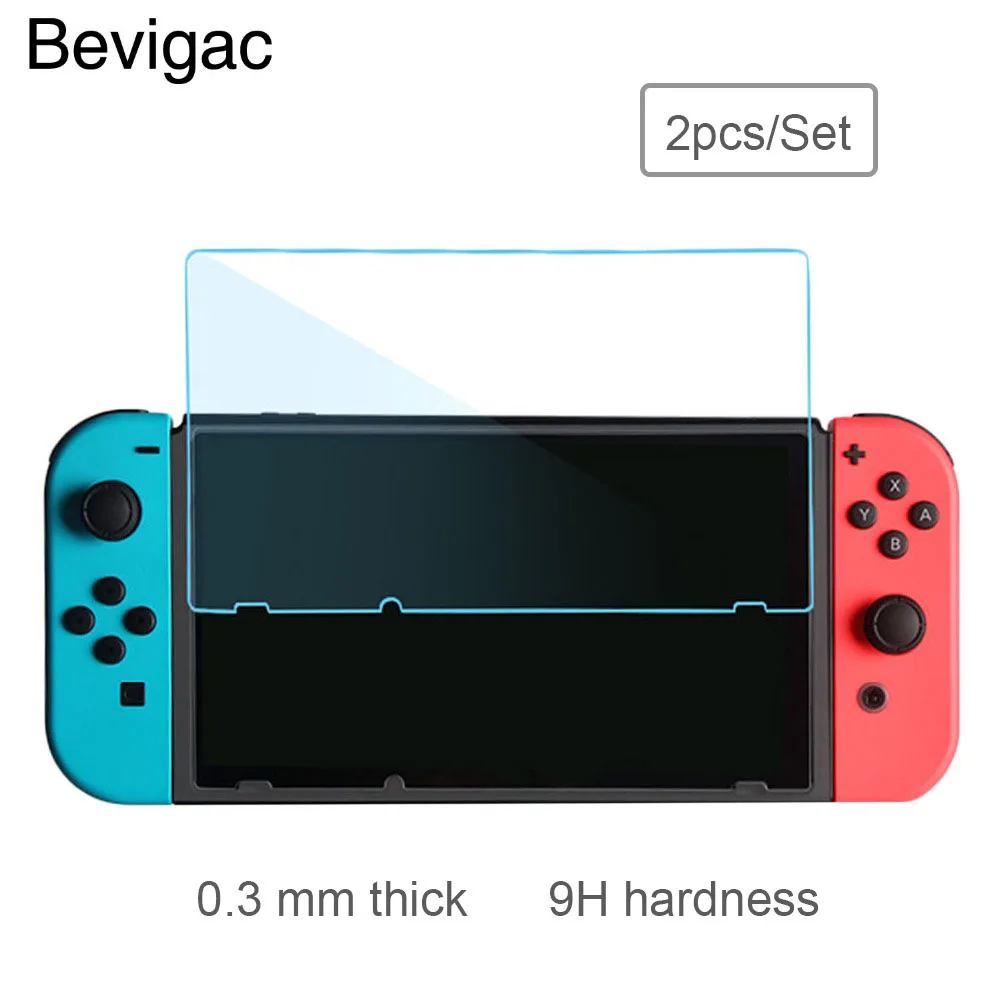 Bevigac 2 PCS Tempered Glass Anti-Scratch High Definition Thin Screen Protector Film for Nintendo Nintend Switch NS NX Console
Bevigac 2 PCS Tempered Glass Anti-Scratch High Definition Thin Screen Protector Film for Nintendo Nintend Switch NS NX Console