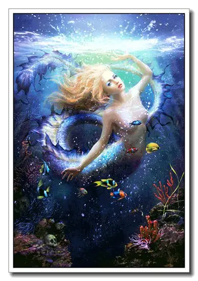 Sea Mermaid People Crafts Sewing 14CT Counted Needlework Cross stitch For Embroidery kits Cross-Stitch wall decor
Sea Mermaid People Crafts Sewing 14CT Counted Needlework Cross stitch For Embroidery kits Cross-Stitch wall decor