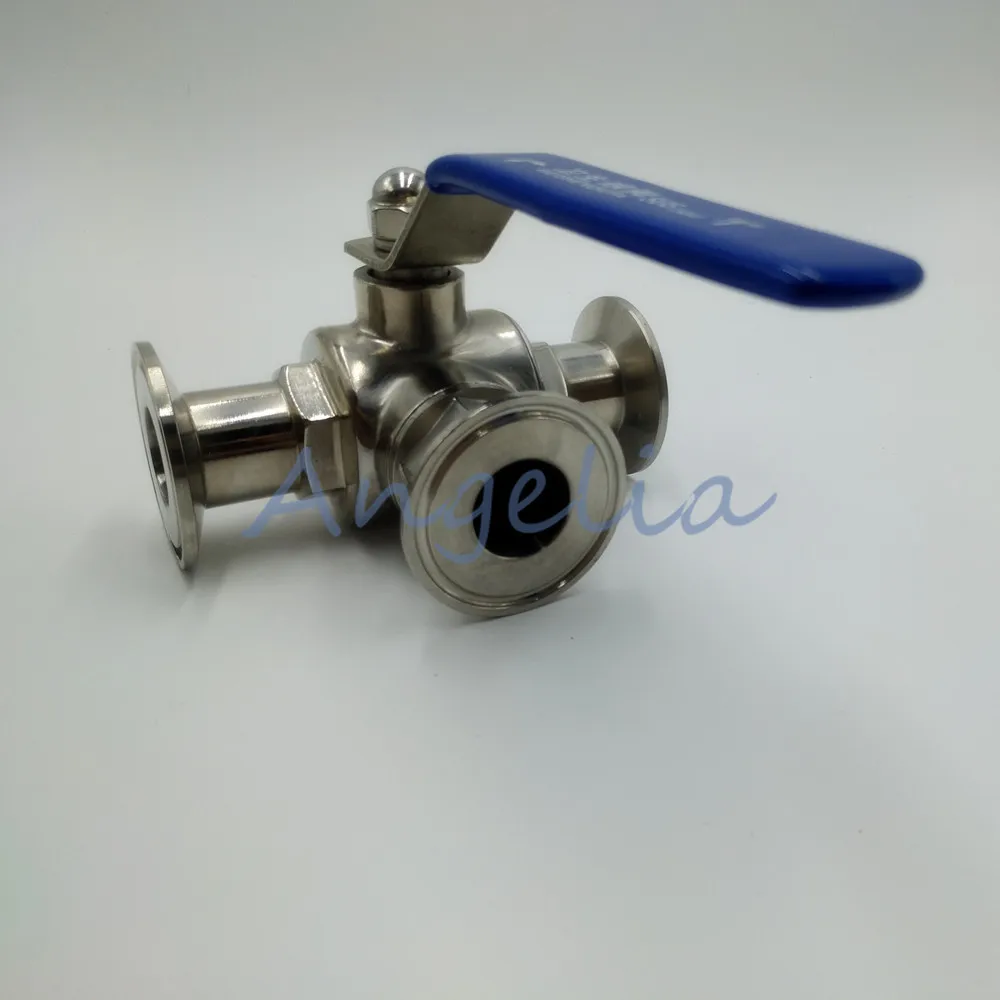 1-1/4" трехходовой зажим из нержавеющей стали 316, Т-образный санитарный шаровой кран
1-1/4" трехходовой зажим из нержавеющей стали 316, Т-образный санитарный шаровой кран