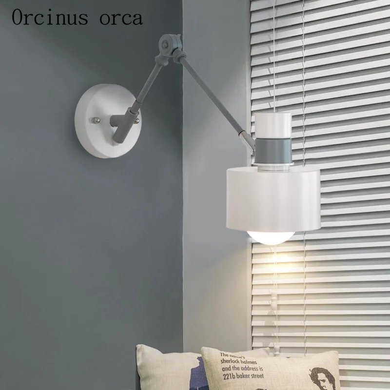 Nordic modern color candy wall lamp living room hallway bedroom bedside lamp creative personality scalable wall lamp
Nordic modern color candy wall lamp living room hallway bedroom bedside lamp creative personality scalable wall lamp