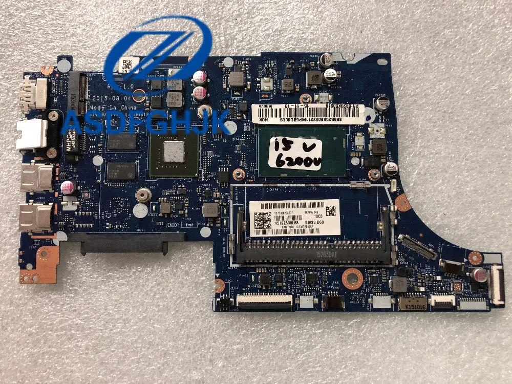 Материнская плата BIVS3 BIVE3 LA-D061P для ноутбука lenovo E31-80, материнская плата SR2EY I5-6200U 940M, 100% тест в порядке
Материнская плата BIVS3 BIVE3 LA-D061P для ноутбука lenovo E31-80, материнская плата SR2EY I5-6200U 940M, 100% тест в порядке