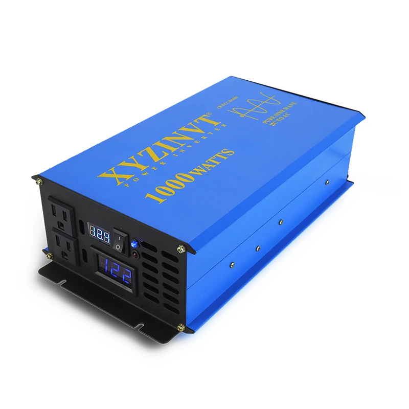 1000W Pure Sine Wave Solar Power Inverter 24V to 220V Solar Panel Inverter Voltage Converter 12V/24V/48V DC to 120V/220V/240V AC
1000W Pure Sine Wave Solar Power Inverter 24V to 220V Solar Panel Inverter Voltage Converter 12V/24V/48V DC to 120V/220V/240V AC