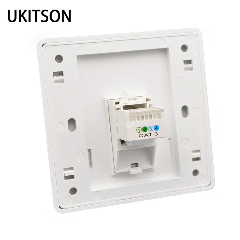 1 порт Cat 3 RJ11 телефон Keystone настенная панель лицевая панель одна группа CAT.3 телефонная розетка 86x86 мм для телефонного разъема
1 порт Cat 3 RJ11 телефон Keystone настенная панель лицевая панель одна группа CAT.3 телефонная розетка 86x86 мм для телефонного разъема