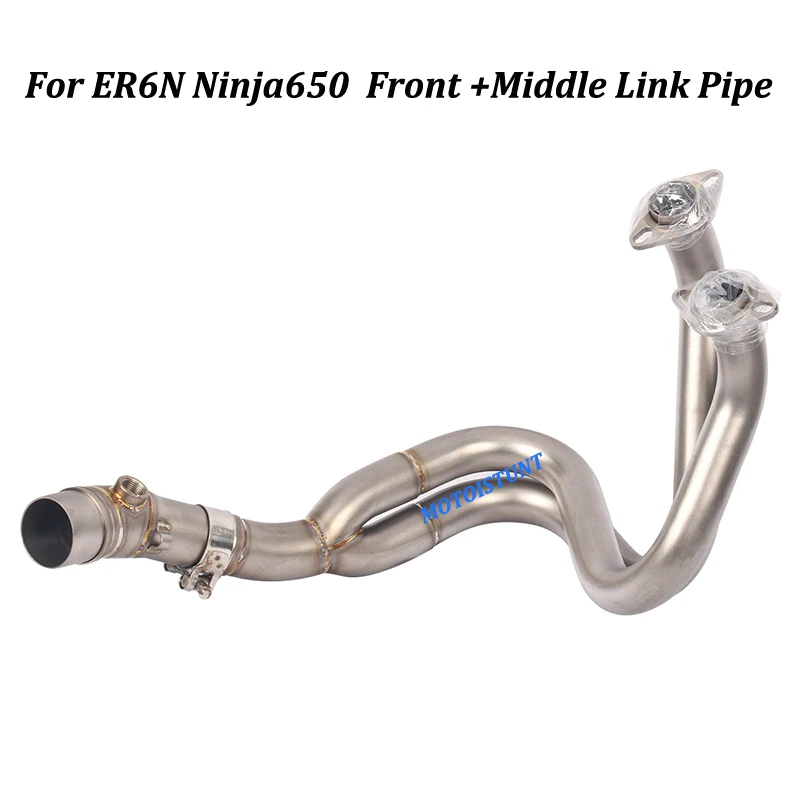 Motorcycle Exhaust Modified Muffler Front Middle Connection Link Pipe Slip on For Kawasaki ER6N 2012-2016 Ninja650 2017-2019
Motorcycle Exhaust Modified Muffler Front Middle Connection Link Pipe Slip on For Kawasaki ER6N 2012-2016 Ninja650 2017-2019