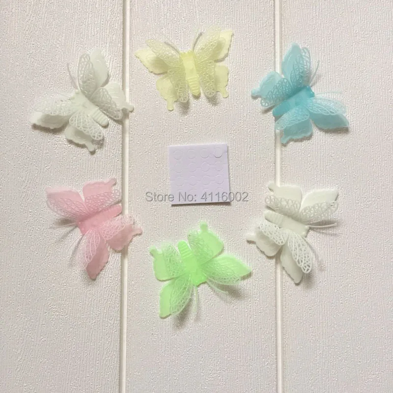300Sets 6PCS/Set Luminous Double Layer Butterfly Sticker Wall Sticker Decoration Fluorescent Living Bedroom Home Decor
300Sets 6PCS/Set Luminous Double Layer Butterfly Sticker Wall Sticker Decoration Fluorescent Living Bedroom Home Decor