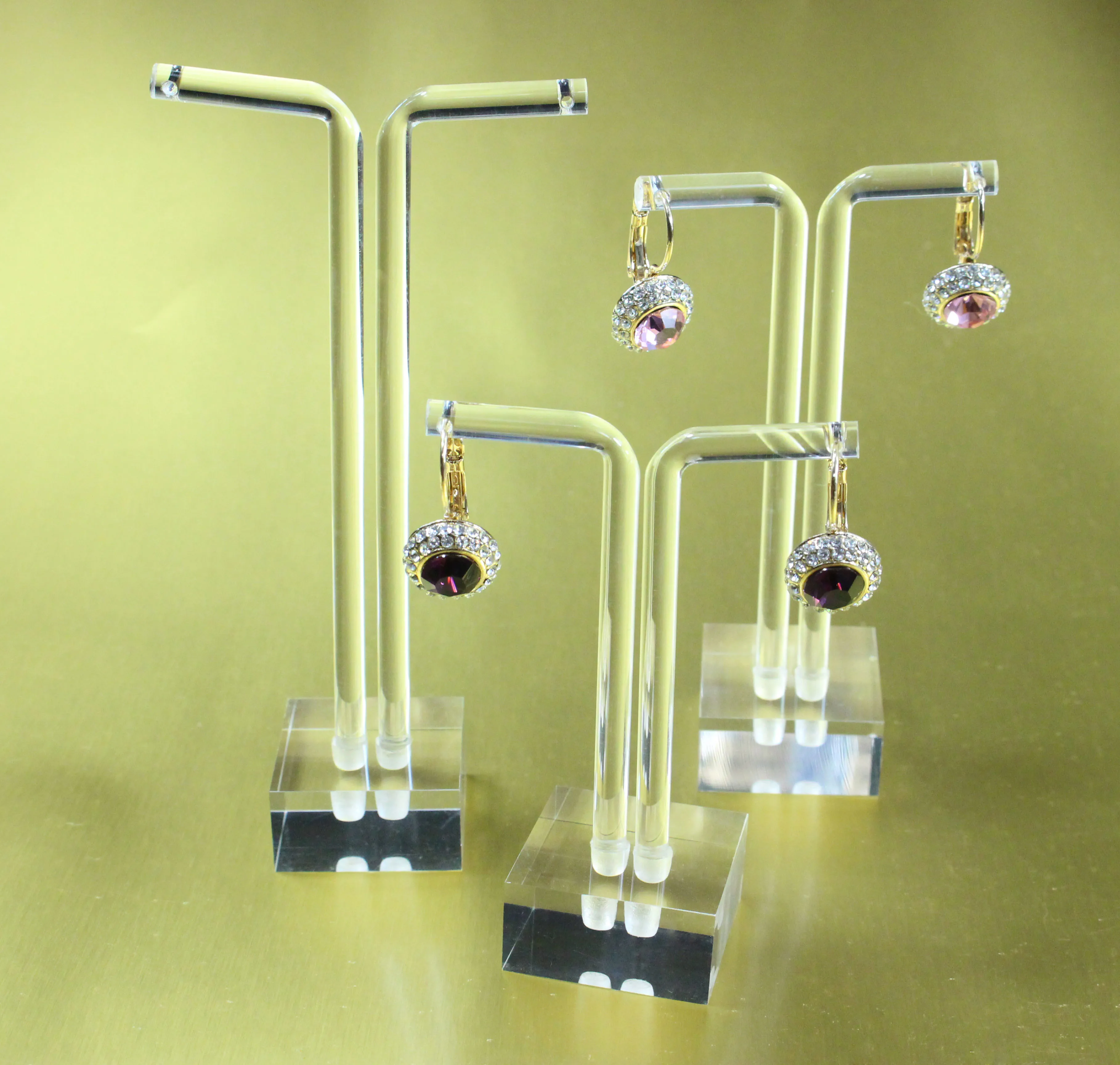 Acrylic Clear Earrings Display Stand Earrings Display Holder T shape Drop Earrings Display Stand
Acrylic Clear Earrings Display Stand Earrings Display Holder T shape Drop Earrings Display Stand