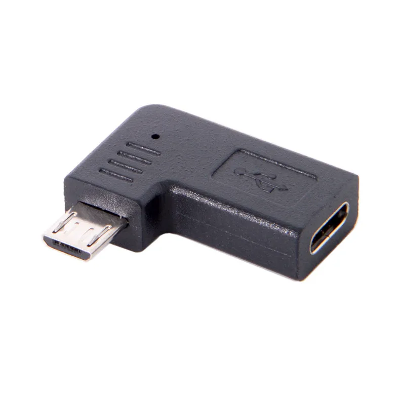 90 Degree left & right angled USB3.1 Type C USB C Female to Micro USB 2.0 5Pin Male Data Adapter for Tablet & Mobile Phone
90 Degree left & right angled USB3.1 Type C USB C Female to Micro USB 2.0 5Pin Male Data Adapter for Tablet & Mobile Phone