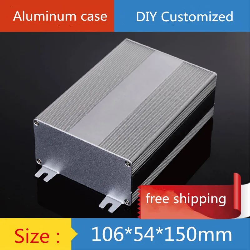 case 106*54*150mm Mini aluminum amplifier chassis/ power shell / instrument /converter enclosure /AMP Enclosure / case / DIY box
case 106*54*150mm Mini aluminum amplifier chassis/ power shell / instrument /converter enclosure /AMP Enclosure / case / DIY box