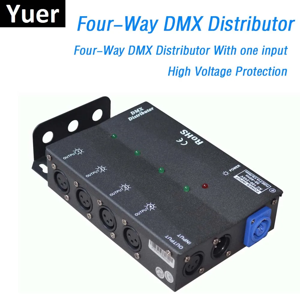 DMX512 Light Stage Lights Signal Amplifier Splitter 4 Way DMX Distributor KTV Stage Light Signal Amplifier UK/US/EU/AU Plug
DMX512 Light Stage Lights Signal Amplifier Splitter 4 Way DMX Distributor KTV Stage Light Signal Amplifier UK/US/EU/AU Plug