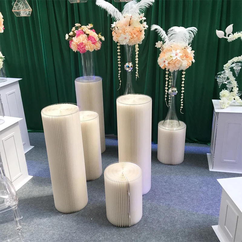Folding white Roman column road lead wedding home party flower centerpieces props kraft paper soft paper cylinder very strong
Folding white Roman column road lead wedding home party flower centerpieces props kraft paper soft paper cylinder very strong