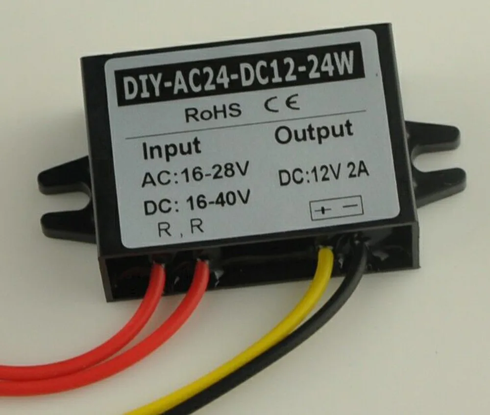 Converter 24V AC/DC To DC 12V 2A AC DC Buck Step Down Module Power Power Adapter Regulator Module For CCD Camera CCTV System
Converter 24V AC/DC To DC 12V 2A AC DC Buck Step Down Module Power Power Adapter Regulator Module For CCD Camera CCTV System