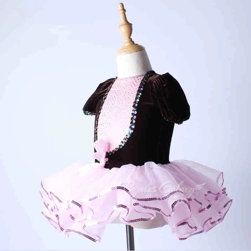 Nice Design Ballet Tutu Dance Dress,Kids Stage Performance Costume,Coffee Velvet Bodice w/Shining Sequins+Lovely Pink Tutu Skirt
Nice Design Ballet Tutu Dance Dress,Kids Stage Performance Costume,Coffee Velvet Bodice w/Shining Sequins+Lovely Pink Tutu Skirt