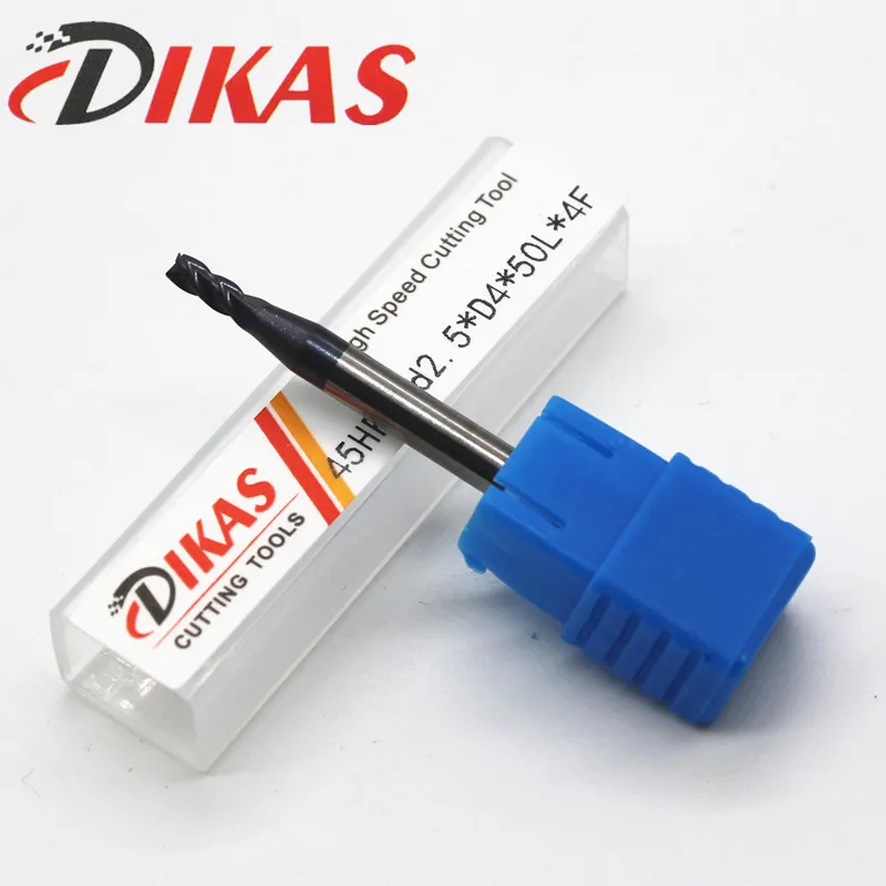 Dikas 45HRC d2.5 * D4 * 50L * 4F материал карбидная квадратная торцевая фреза с 4 канавками 2,5 мм покрытие нанопокрытие для высокоскоростного фрезерного станка
Dikas 45HRC d2.5 * D4 * 50L * 4F материал карбидная квадратная торцевая фреза с 4 канавками 2,5 мм покрытие нанопокрытие для высокоскоростного фрезерного станка