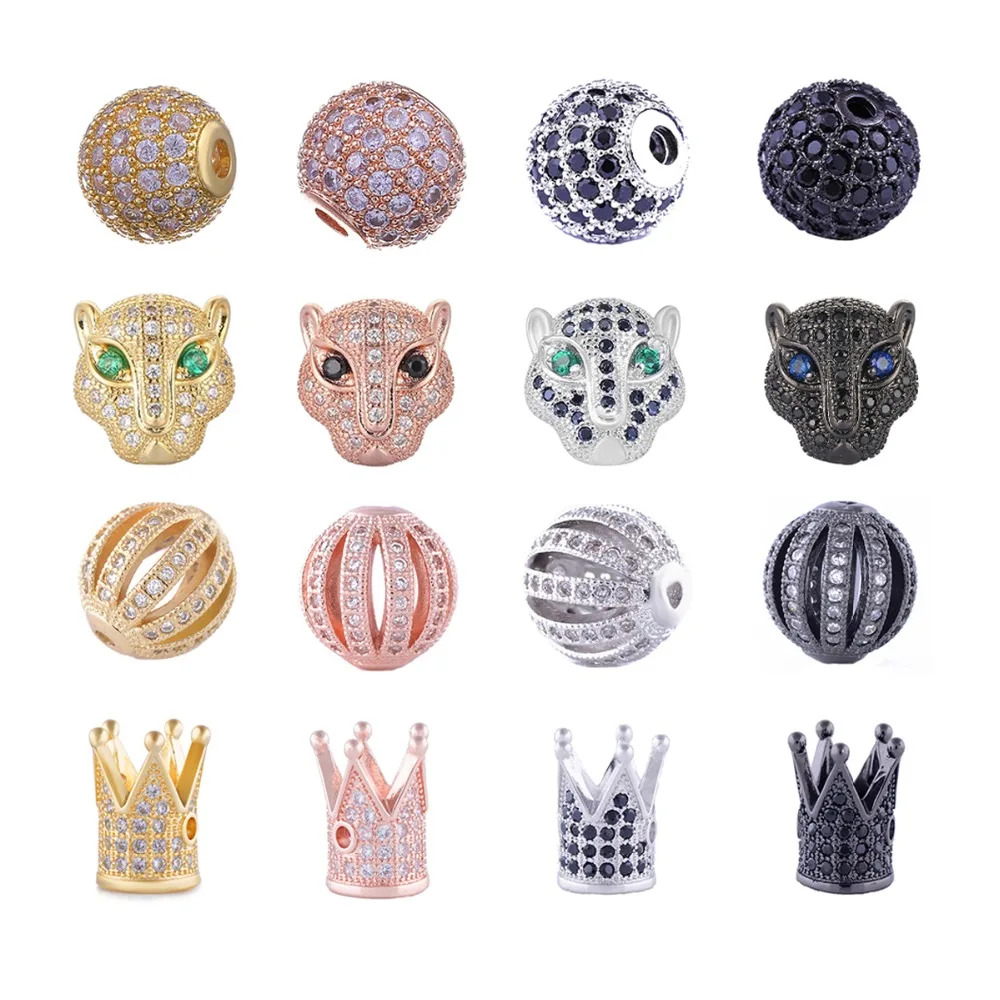 Juya 3Pcs/Lot DIY Cubic Zirconia Decoration Panther Head Crown Leopard Beads For Women Men Natural Stone Beadwork Jewelry Making
Juya 3Pcs/Lot DIY Cubic Zirconia Decoration Panther Head Crown Leopard Beads For Women Men Natural Stone Beadwork Jewelry Making