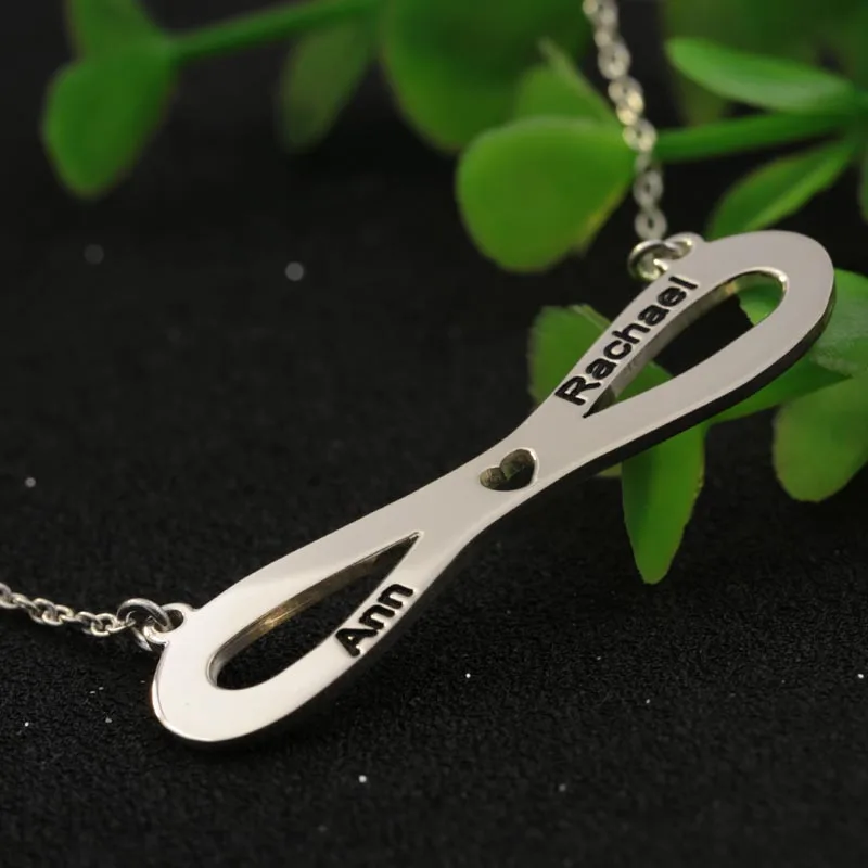 Women Infinity Couple Name Necklace 925 Solid Silver mini Hollow Heart Stamped Two Name Charm Customized Jewelry
Women Infinity Couple Name Necklace 925 Solid Silver mini Hollow Heart Stamped Two Name Charm Customized Jewelry