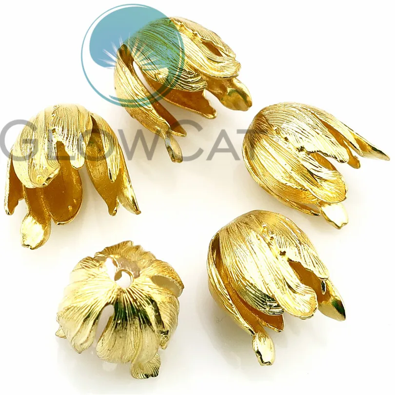 10pcs Copper Gold Color Flower Charms Beads Cap Fitting Tassel Necklace & Pendant Handmade Craft Jewelry Accessories 22357
10pcs Copper Gold Color Flower Charms Beads Cap Fitting Tassel Necklace & Pendant Handmade Craft Jewelry Accessories 22357