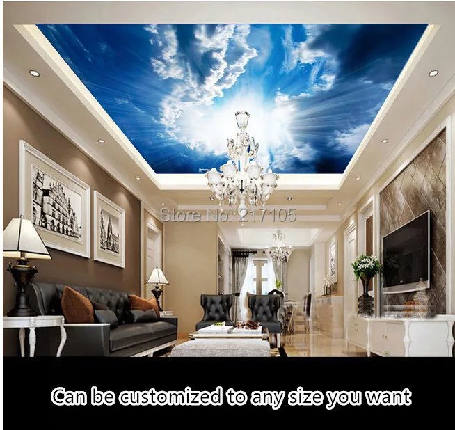 Custom blue and white sky wallpaper for living room backdrop bedroom ceiling interior ceiling frescoes
Custom blue and white sky wallpaper for living room backdrop bedroom ceiling interior ceiling frescoes