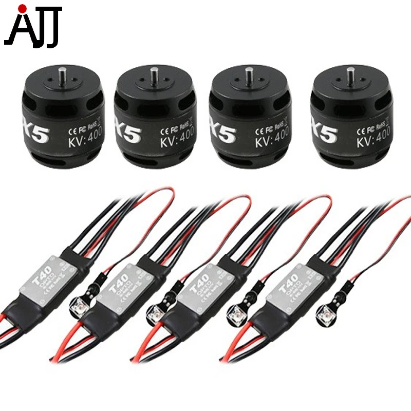 Многовинтовой бесщеточный двигатель Rctimer 12N14P X5 400KV и контроллеры скорости T40 40A ESC Combo kit 4 комплекта
Многовинтовой бесщеточный двигатель Rctimer 12N14P X5 400KV и контроллеры скорости T40 40A ESC Combo kit 4 комплекта