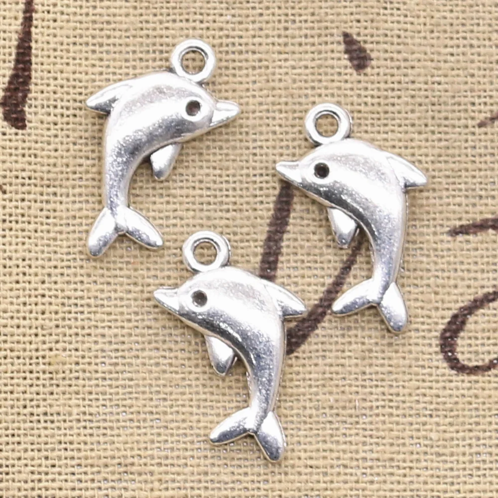 20pcs Charms Lovely Dolphin 23x13mm Antique Bronze Silver Color Pendants Making DIY Handmade Tibetan Bronze Silver Color Jewelry
20pcs Charms Lovely Dolphin 23x13mm Antique Bronze Silver Color Pendants Making DIY Handmade Tibetan Bronze Silver Color Jewelry