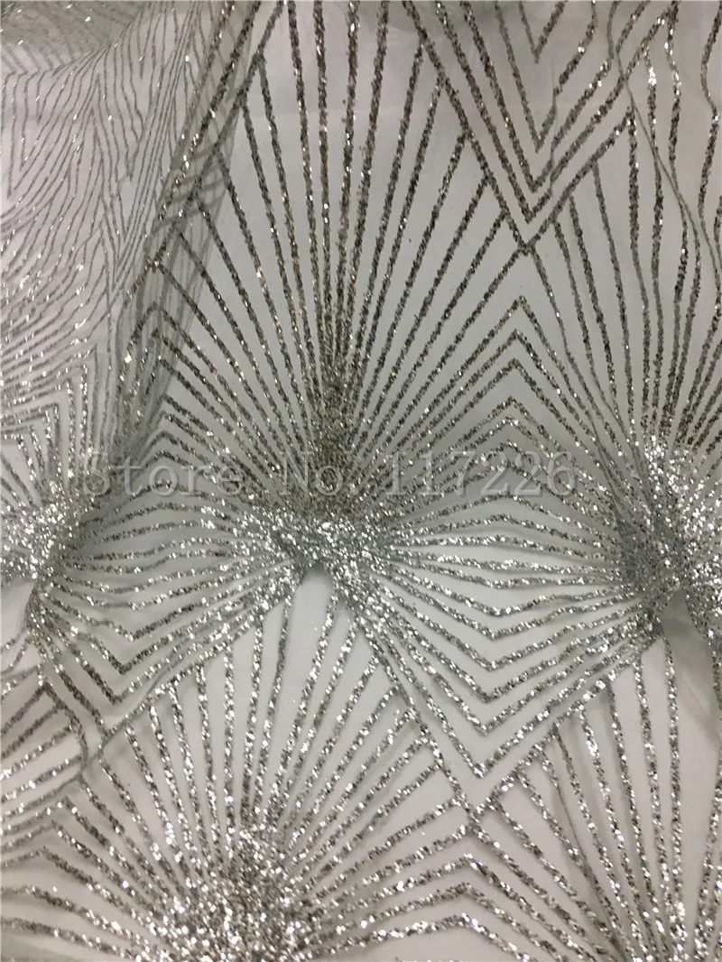 top sale JRB-81907 African tulle glued glitter with silver glued glitter French lace fabric
top sale JRB-81907 African tulle glued glitter with silver glued glitter French lace fabric