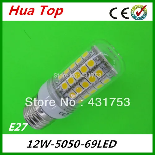 Hot sale Lampada 5pcs E27 Chip 69 LED Cool White Light Bulb Lamp 220V 12W ( High Brightness ) lights for home 5050 SMD lamps
Hot sale Lampada 5pcs E27 Chip 69 LED Cool White Light Bulb Lamp 220V 12W ( High Brightness ) lights for home 5050 SMD lamps