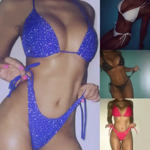 Hot Sexy Thong Bikini Set 2022 New Women Swimwear Pure Color Push Up Padded Swimsuit Biquini Women Bathing Suit Summer Beachwear
Hot Sexy Thong Bikini Set 2022 New Women Swimwear Pure Color Push Up Padded Swimsuit Biquini Women Bathing Suit Summer Beachwear