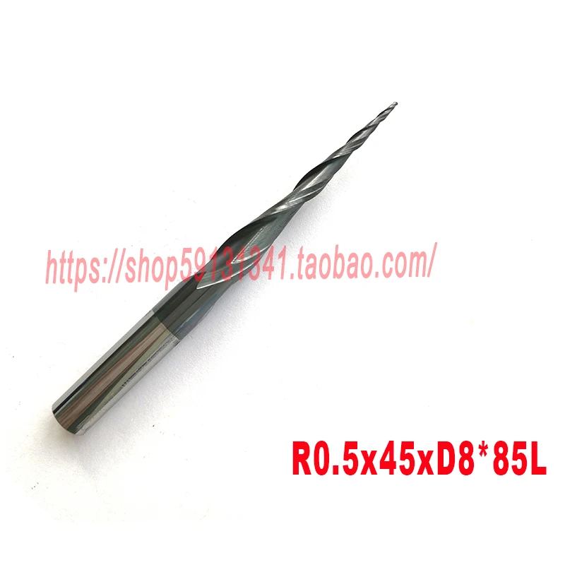 1 шт. R0.5 * D8 * 45*85 * 2F HRC55 Вольфрамовая твердосплавная коническая конусная фреза фрезерный станок с ЧПУ инструмент для дерева
1 шт. R0.5 * D8 * 45*85 * 2F HRC55 Вольфрамовая твердосплавная коническая конусная фреза фрезерный станок с ЧПУ инструмент для дерева