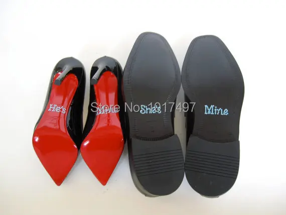 Funny wedding supplies wholesale , 100 pieces / lot Wedding Shoe stickers -Crystal Rhinestone - "He's Mine" and ''She's Mine"
Funny wedding supplies wholesale , 100 pieces / lot Wedding Shoe stickers -Crystal Rhinestone - "He's Mine" and ''She's Mine"