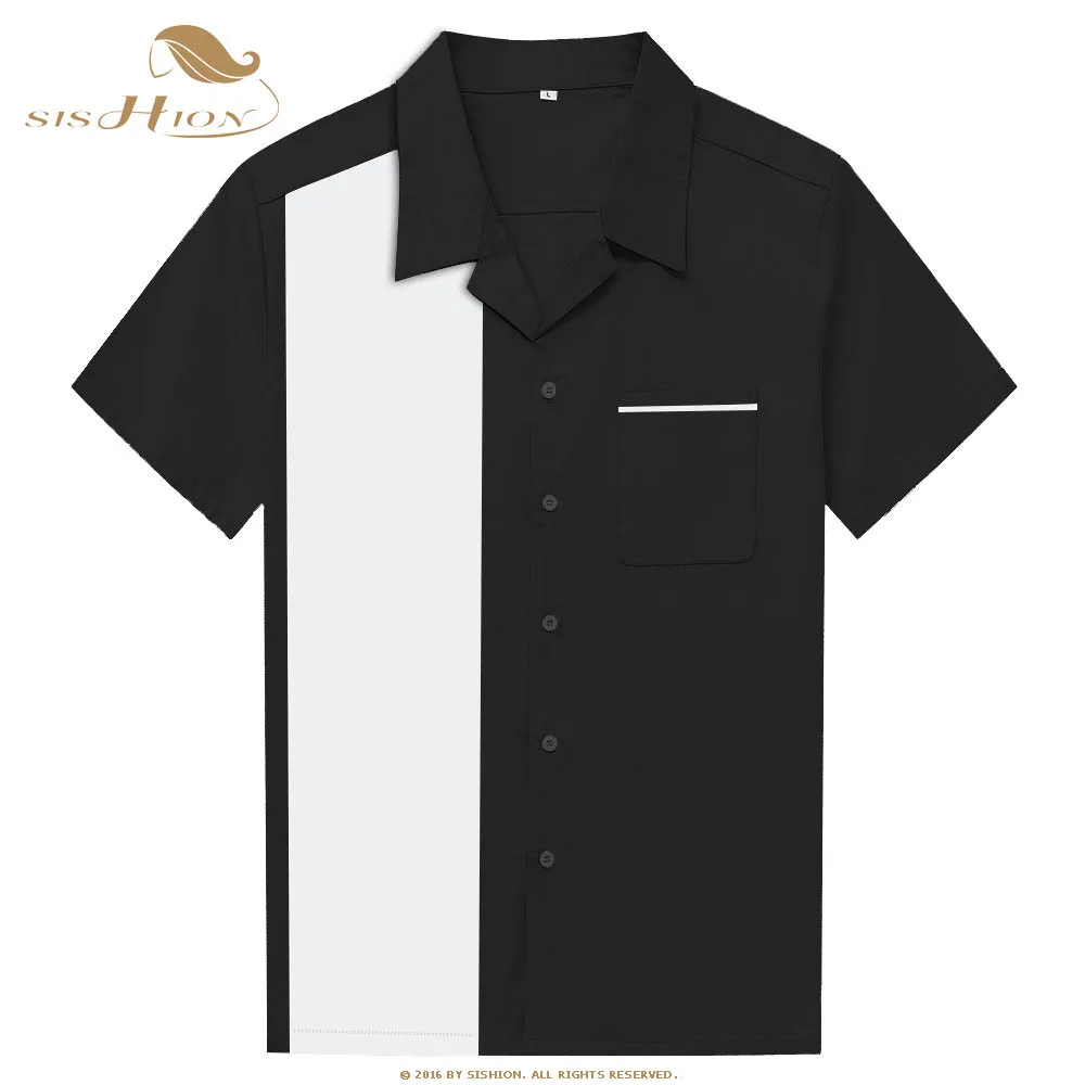 SISHION Black and Red Patchwork Men Shirt ST110 2021 Summer Retro Vintage casual shirt men camisas hombre manga corta
SISHION Black and Red Patchwork Men Shirt ST110 2021 Summer Retro Vintage casual shirt men camisas hombre manga corta