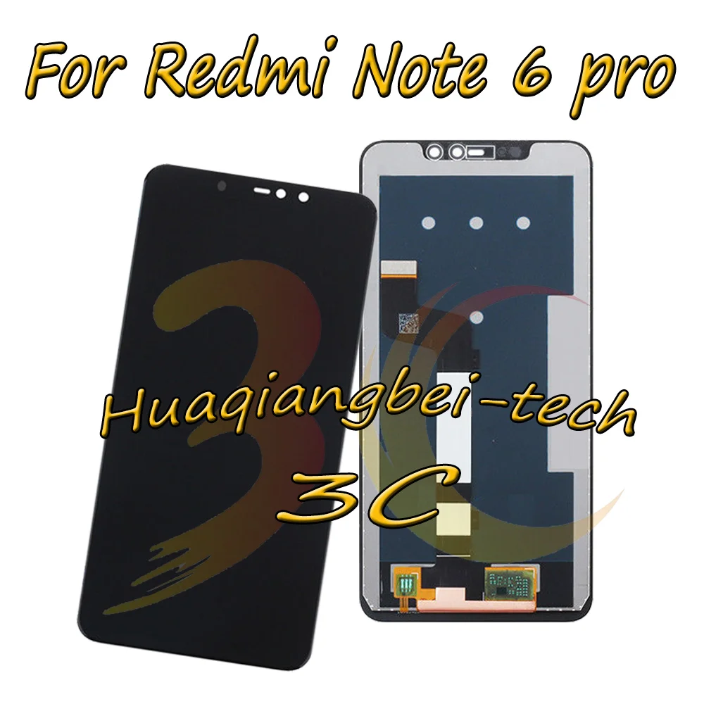 6.26'' New For Xiaomi Redmi Note 6 pro Full LCD DIsplay + Touch Screen Digitizer Assembly For Xiaomi Redmi Note 6pro 100% Tested
6.26'' New For Xiaomi Redmi Note 6 pro Full LCD DIsplay + Touch Screen Digitizer Assembly For Xiaomi Redmi Note 6pro 100% Tested