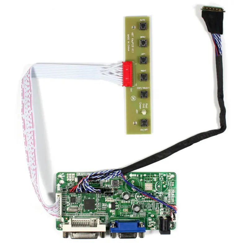 DVI+VGA LCD Controller Board For 15.6" LP156WF1 B156HW02 B156HW01 1920x1080 LCD Panel
DVI+VGA LCD Controller Board For 15.6" LP156WF1 B156HW02 B156HW01 1920x1080 LCD Panel