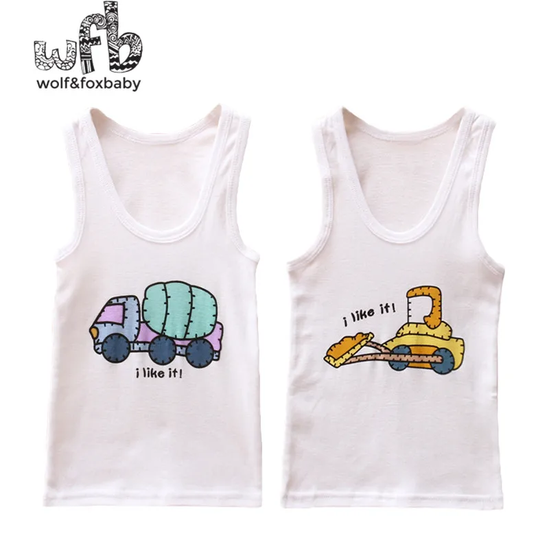 Retail 2-3pcs/pack 10M-4years sleeveless print vest T-shirt baby kids children Clothing girls boys Clothes Infant Garment summer
Retail 2-3pcs/pack 10M-4years sleeveless print vest T-shirt baby kids children Clothing girls boys Clothes Infant Garment summer
