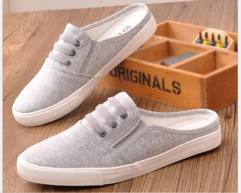 Summer WoMen's Canvas Half Slippers Female Korean Tidal Drag Personality Sandals Female Sandals Breathable Canvas Shoes Lazy L31
Summer WoMen's Canvas Half Slippers Female Korean Tidal Drag Personality Sandals Female Sandals Breathable Canvas Shoes Lazy L31