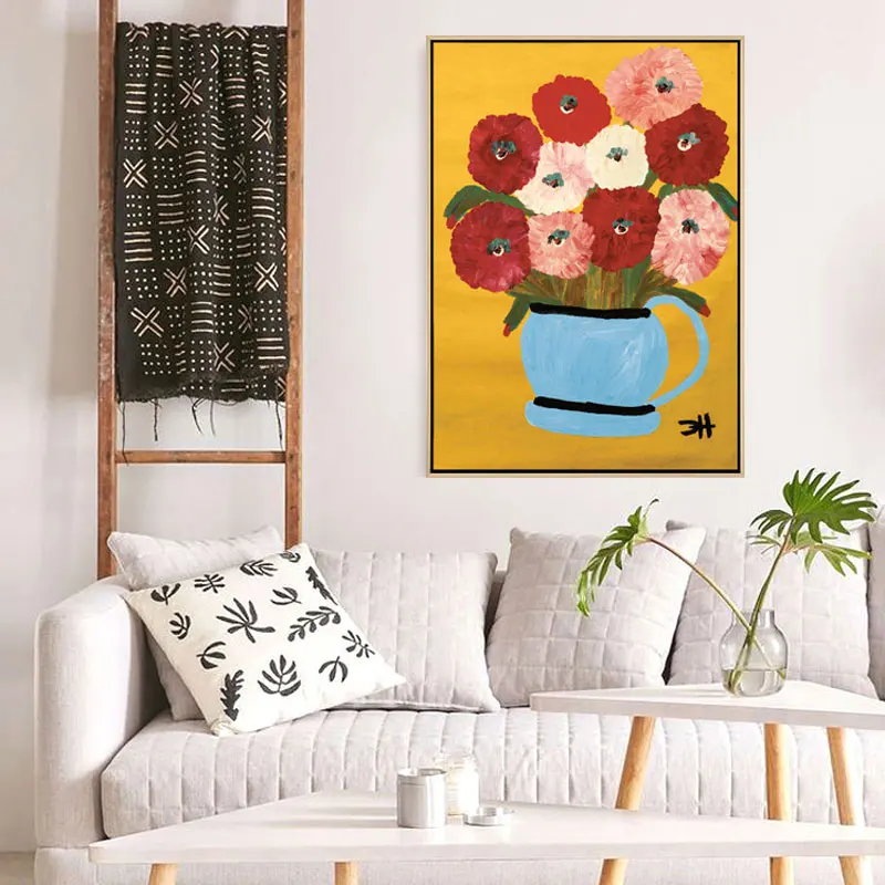 Peony Flowers Home Decoration Poster and Print High Quality Oil Canvas Painting for Living Room Wall Art Office Artwork Red Pink
Peony Flowers Home Decoration Poster and Print High Quality Oil Canvas Painting for Living Room Wall Art Office Artwork Red Pink