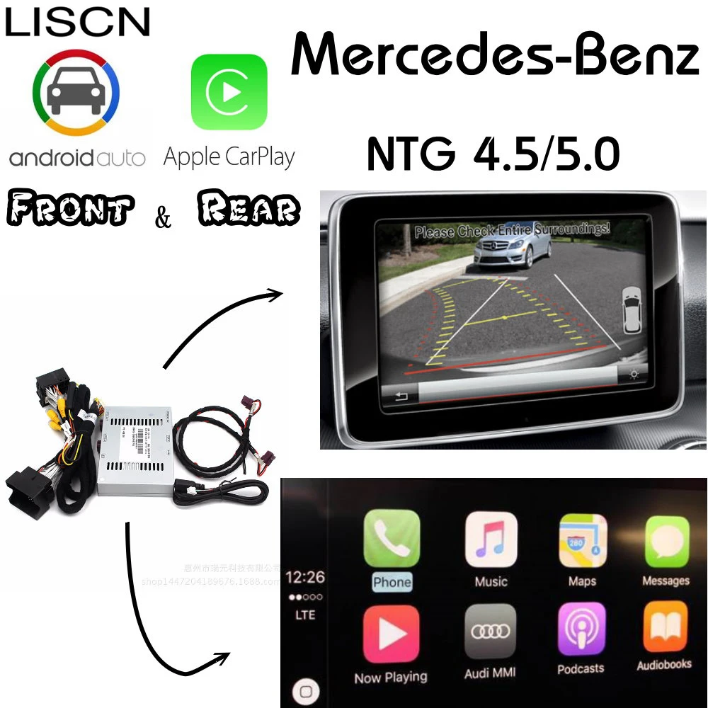 For Mercedes Benz Carplay box Rear Camera Android carlife Interface Original Display Improve Class A B C E CLA GL GLS GLE GLS
For Mercedes Benz Carplay box Rear Camera Android carlife Interface Original Display Improve Class A B C E CLA GL GLS GLE GLS