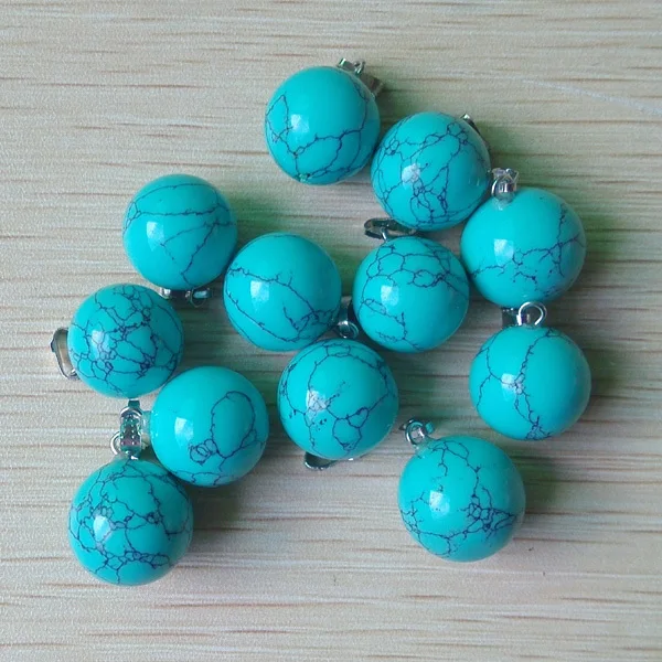Fashion hot selling good quality round ball charms stone pendants for jewelry making 50pcs/lot wholesale free shipping
Fashion hot selling good quality round ball charms stone pendants for jewelry making 50pcs/lot wholesale free shipping