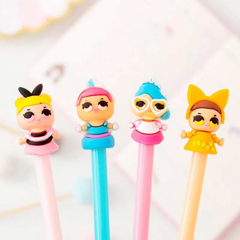 24 Pcs Creative Cartoon Cute Doll Gel Black Pen Creative Student Office Stationery Wholesale Kawaii School Supplies
24 Pcs Creative Cartoon Cute Doll Gel Black Pen Creative Student Office Stationery Wholesale Kawaii School Supplies