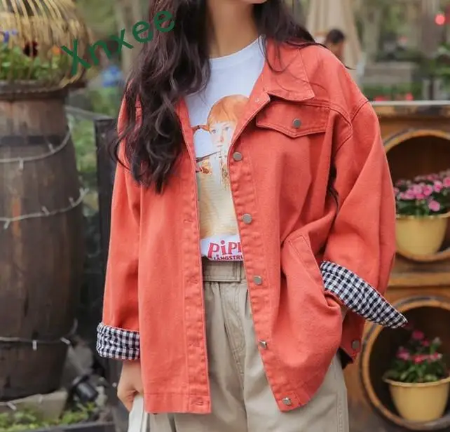 Xnxee Loose Denim Jacket Women Spring Coat 2019 New Retro Boyfriend Style Jacket Short Single-Breasted Popular Outwear Female
Xnxee Loose Denim Jacket Women Spring Coat 2019 New Retro Boyfriend Style Jacket Short Single-Breasted Popular Outwear Female