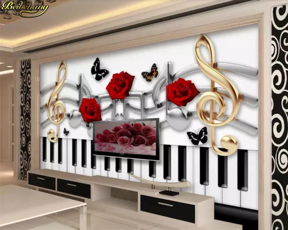 beibehang Custom photo wallpaper mural fashion music theme TV sofa background wall store image wall papers home decor
beibehang Custom photo wallpaper mural fashion music theme TV sofa background wall store image wall papers home decor