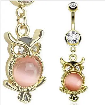 Hot Sale Owl -color Style Belly Bar 316L Surgical Steel Navel Bell Button Ring for Women Girl 12pcs/lot Free Shipping
Hot Sale Owl -color Style Belly Bar 316L Surgical Steel Navel Bell Button Ring for Women Girl 12pcs/lot Free Shipping