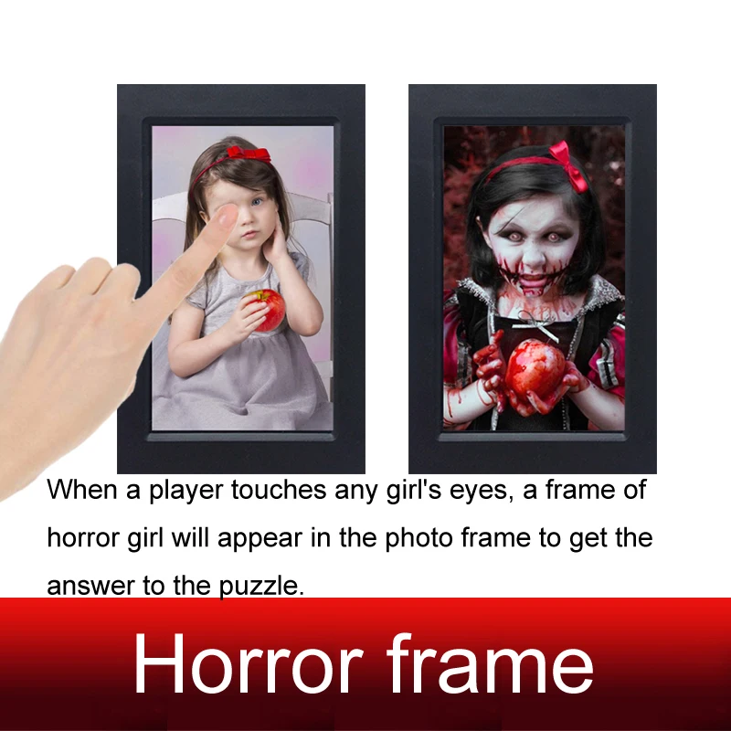 Human secrets escape props Adventure game Product game props Horror frame props Haunted House Smart screen
Human secrets escape props Adventure game Product game props Horror frame props Haunted House Smart screen