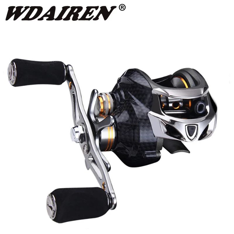 Right/Left Fishing Reel 18+1BB Ball Bearings carbon Baitcasting Reel 6.3:1 Carp Fishing Coils Gear 198g Saltwater Fishing
Right/Left Fishing Reel 18+1BB Ball Bearings carbon Baitcasting Reel 6.3:1 Carp Fishing Coils Gear 198g Saltwater Fishing
