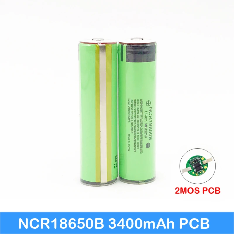 18650 battery ncr18650b protected New Original 18650 3.7v 3400mah Lithium Rechargeable Battery NCR18650B with PCB
18650 battery ncr18650b protected New Original 18650 3.7v 3400mah Lithium Rechargeable Battery NCR18650B with PCB
