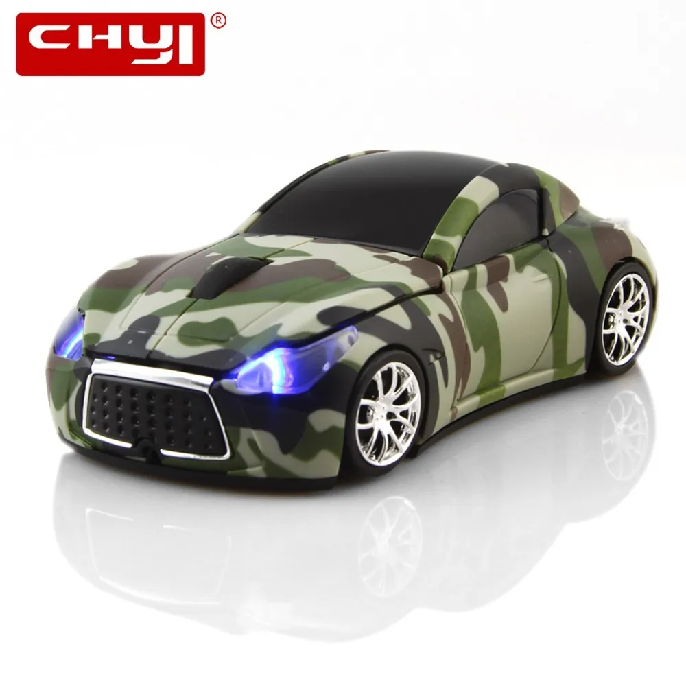 3D Wireless Mouse Car Mouse Wireless Camouflage 2.4Ghz Optical Gaming Mice with LED light USB Receiver for Laptop PC Notebook
3D Wireless Mouse Car Mouse Wireless Camouflage 2.4Ghz Optical Gaming Mice with LED light USB Receiver for Laptop PC Notebook