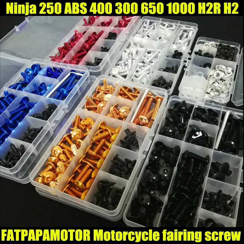 Universal Motorcycle Fairing Bolts Screw Moto Spring Bolts For KAWASAKI Ninja 250 ABS R 400 R 300 650 1000 H2R H2
Universal Motorcycle Fairing Bolts Screw Moto Spring Bolts For KAWASAKI Ninja 250 ABS R 400 R 300 650 1000 H2R H2