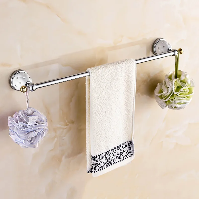 Single Towel Bars Silver and Gold Finish Towel Holder Towel rack Solid Brass Material Bathroom Accessories Bath Hardware set5210
Single Towel Bars Silver and Gold Finish Towel Holder Towel rack Solid Brass Material Bathroom Accessories Bath Hardware set5210