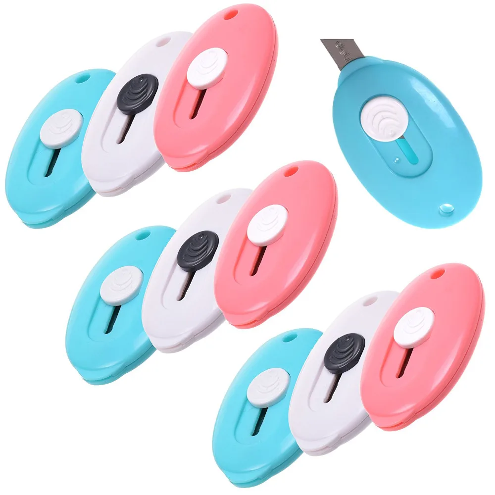 10PCS Random Color Mini Retractable Utility Knife Box Cutter Packing Bag Opener Letter Opener
10PCS Random Color Mini Retractable Utility Knife Box Cutter Packing Bag Opener Letter Opener